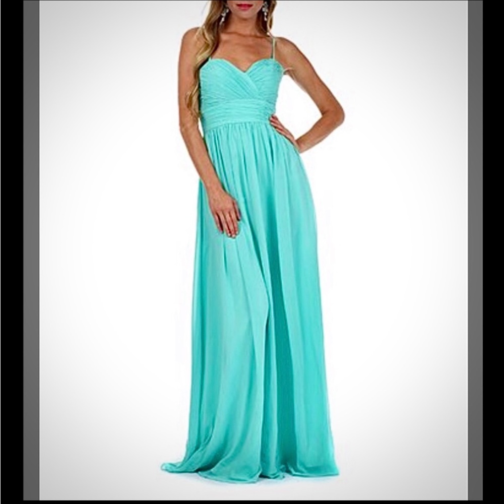 NWT Elegant Aqua Formal Dress by MY Fashion